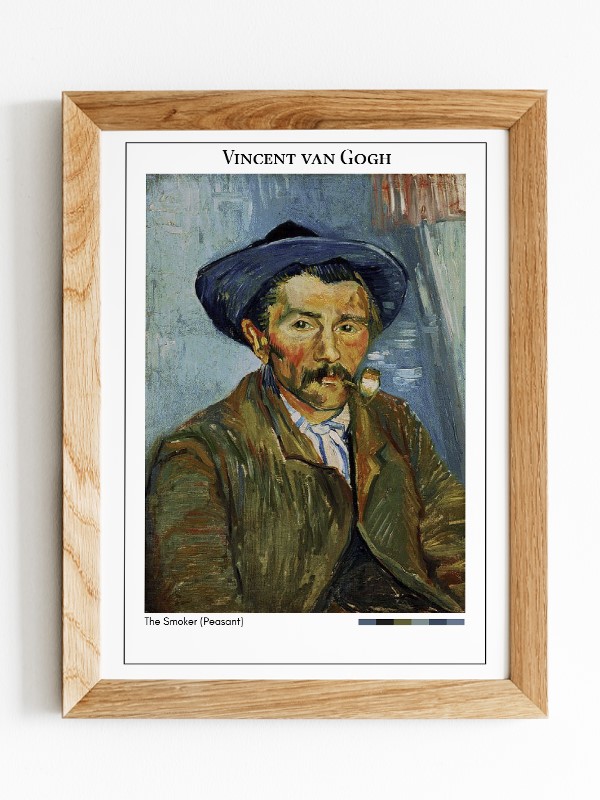 Vincent van Gogh The Smoker (Peasant) Poster
