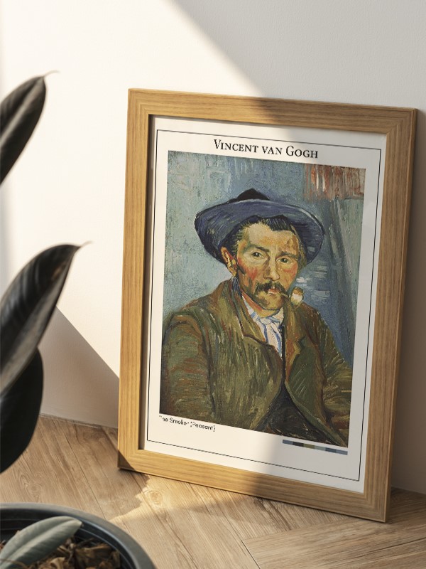 Vincent van Gogh The Smoker (Peasant) Poster