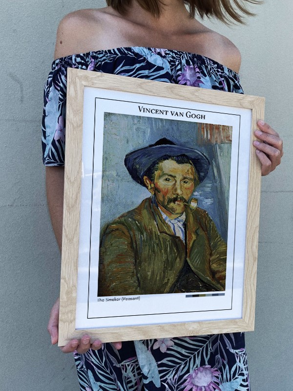 Vincent van Gogh The Smoker (Peasant) Poster