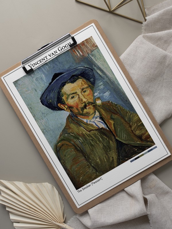 Vincent van Gogh The Smoker (Peasant) Poster