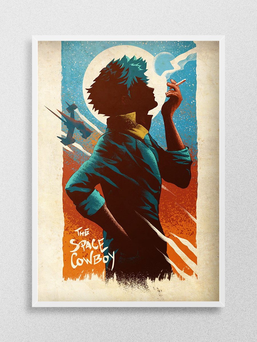 The Space Cowboy Anime Poster Çerçevesiz Yüksek Kalite Anime Duvar Poster