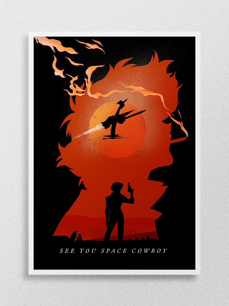The Space Cowboy Anime Poster Çerçevesiz Yüksek Kalite Anime Duvar Poster