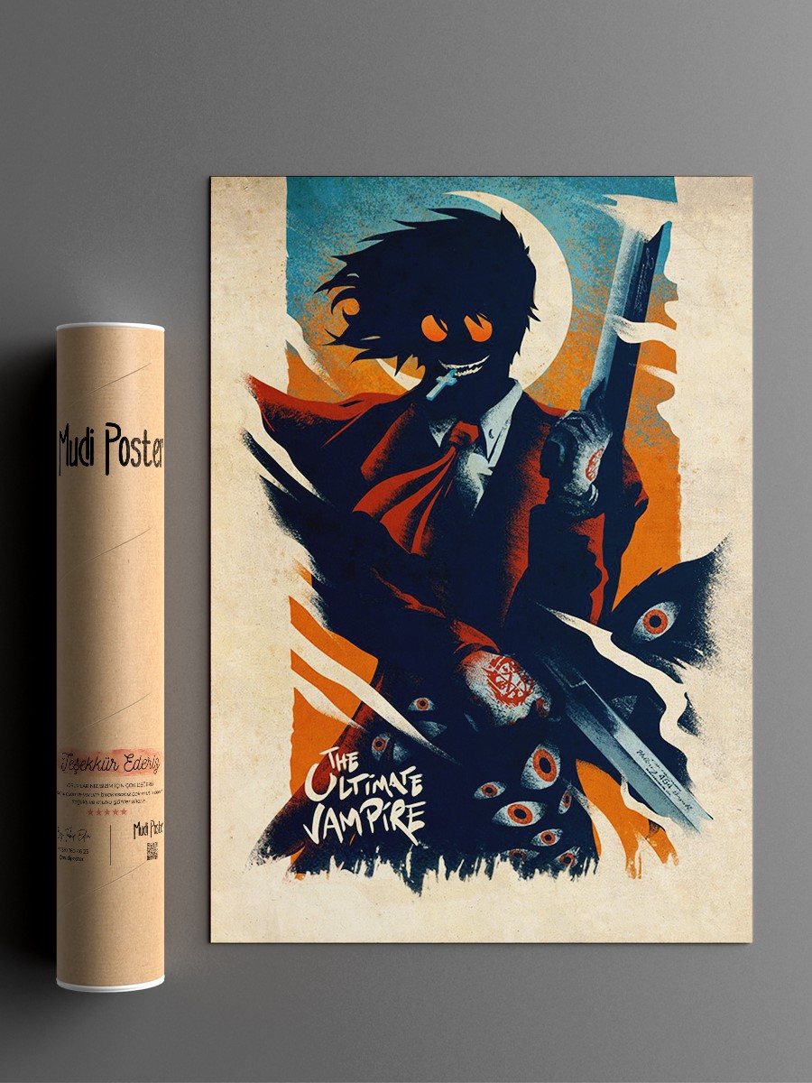 The Vampire Anime Poster Çerçevesiz Yüksek Kalite Anime Duvar Poster