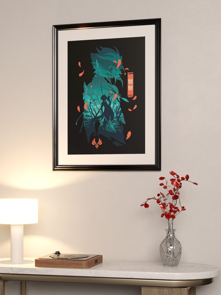 The Vigiliant Yakhsa Anime Poster Çerçevesiz Yüksek Kalite Anime Duvar Poster