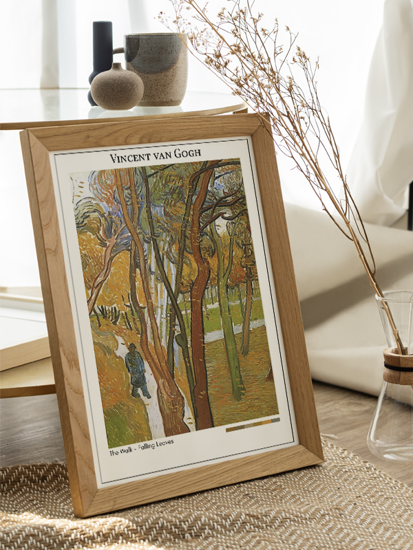 Vincent van Gogh The Walk - Falling Leaves Poster