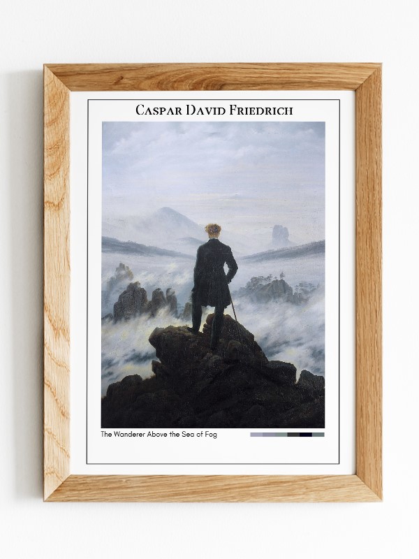 Caspar David Friedrich The Wanderer Above the Sea of Fog Poster