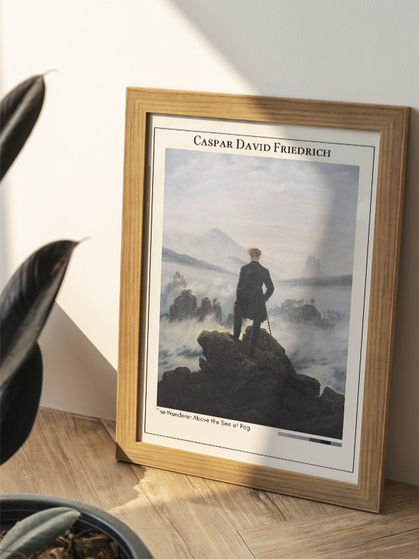 Caspar David Friedrich The Wanderer Above the Sea of Fog Poster