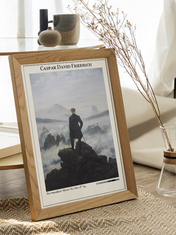 Caspar David Friedrich The Wanderer Above the Sea of Fog Poster