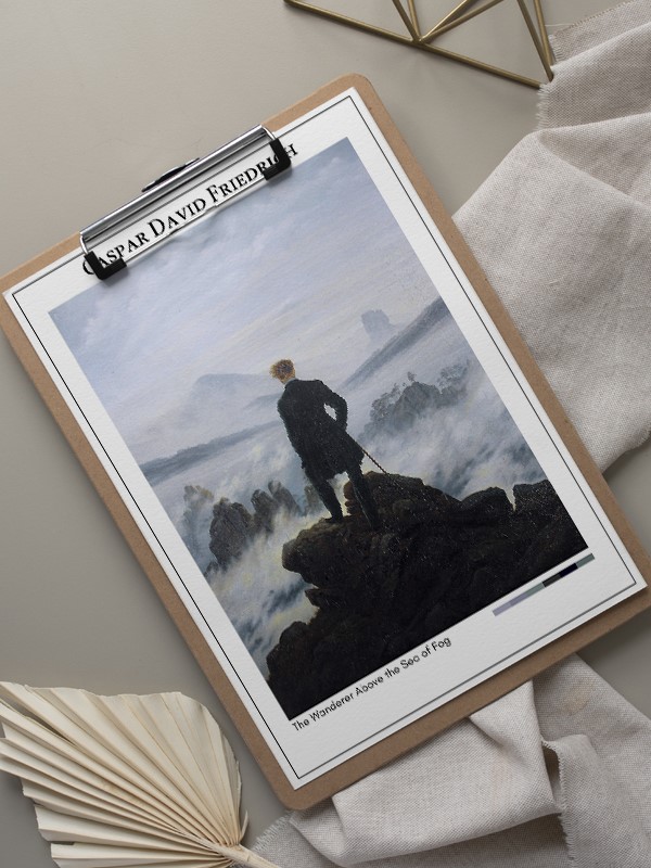 Caspar David Friedrich The Wanderer Above the Sea of Fog Poster