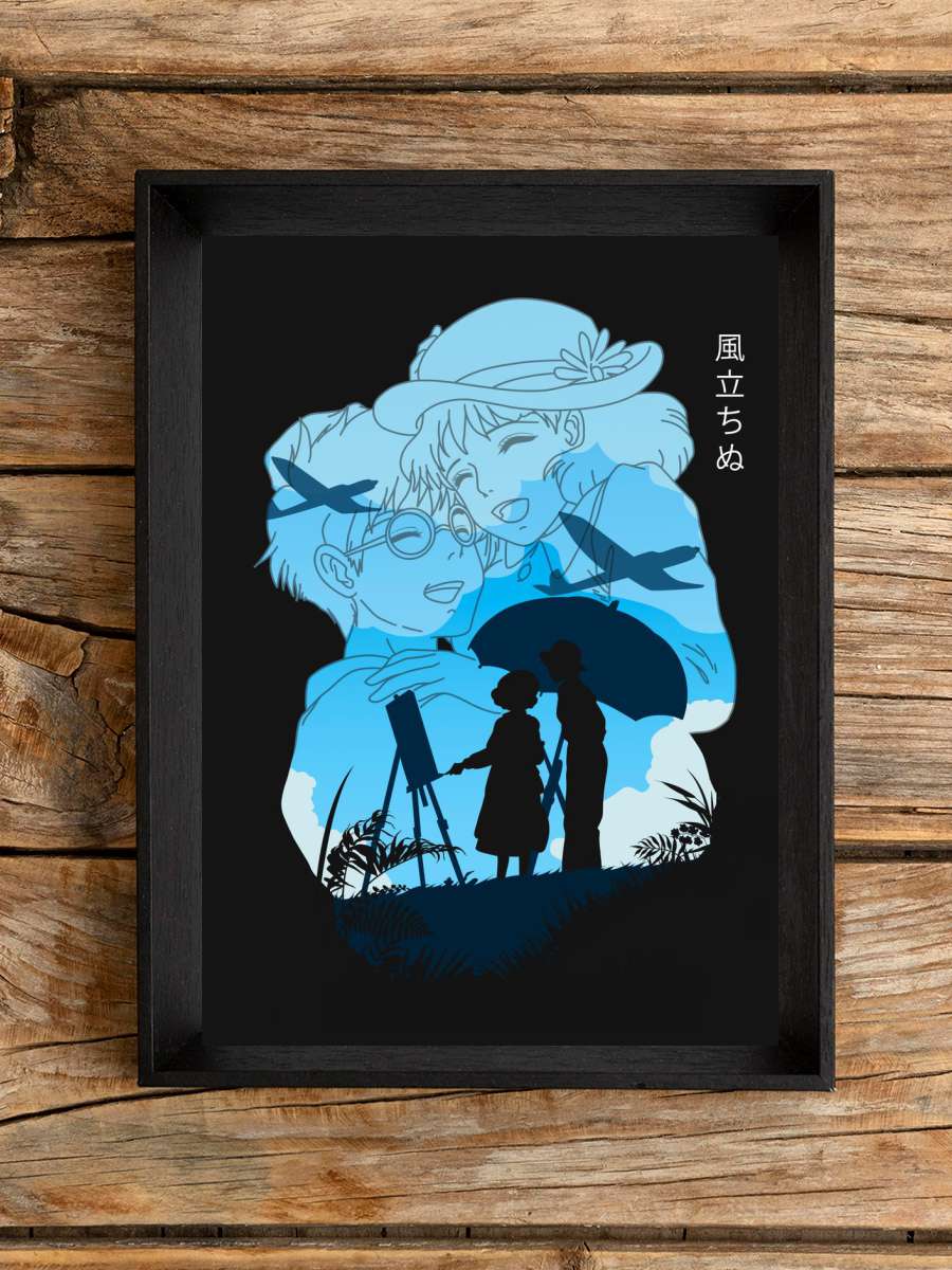 The Wind Rises Minimalist Anime Poster Çerçevesiz Yüksek Kalite Anime Duvar Poster