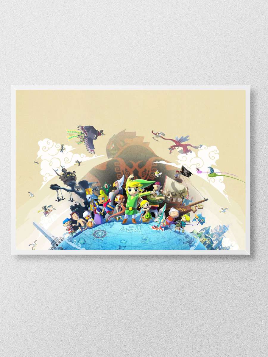 The Wind Waker Zelda Link Anime Poster Çerçevesiz Yüksek Kalite Anime Duvar Poster