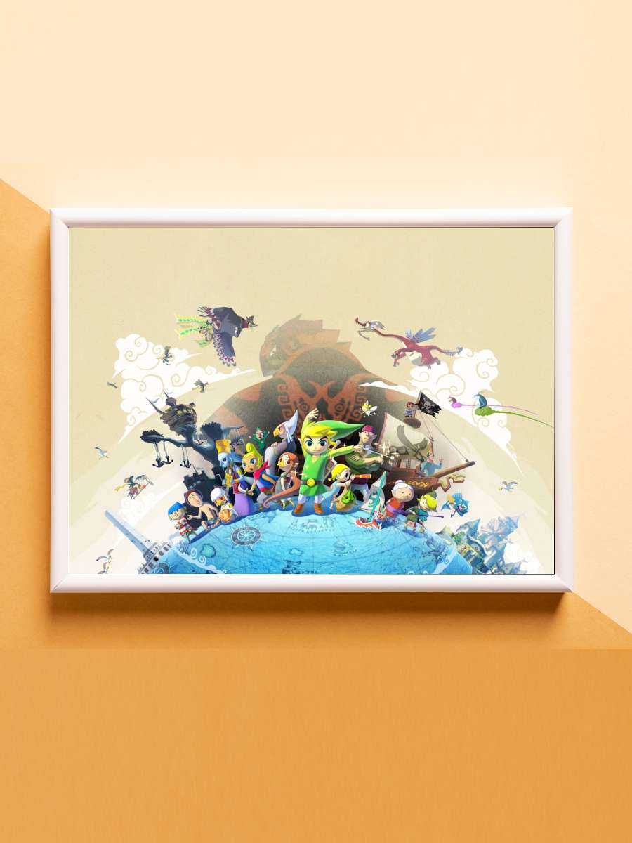 The Wind Waker Zelda Link Anime Poster Çerçevesiz Yüksek Kalite Anime Duvar Poster