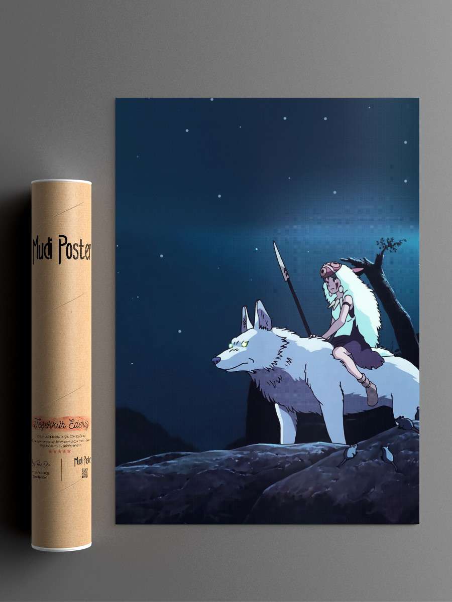 The Wolf Girl Anime Poster Çerçevesiz Yüksek Kalite Anime Duvar Poster
