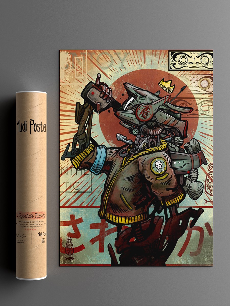 Thirst Bot Anime Poster Çerçevesiz Yüksek Kalite Anime Duvar Poster