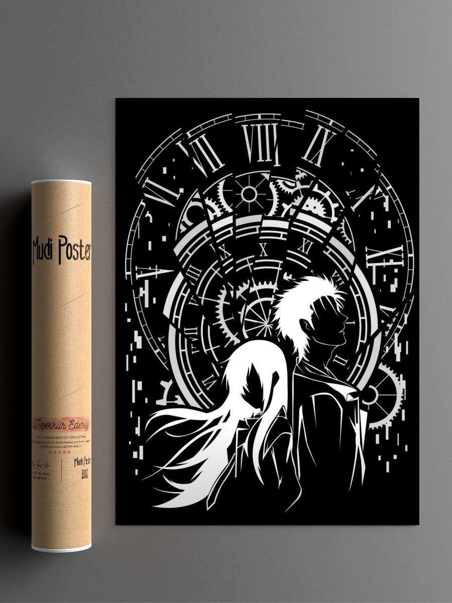 Time Broken Anime Poster Çerçevesiz Yüksek Kalite Anime Duvar Poster
