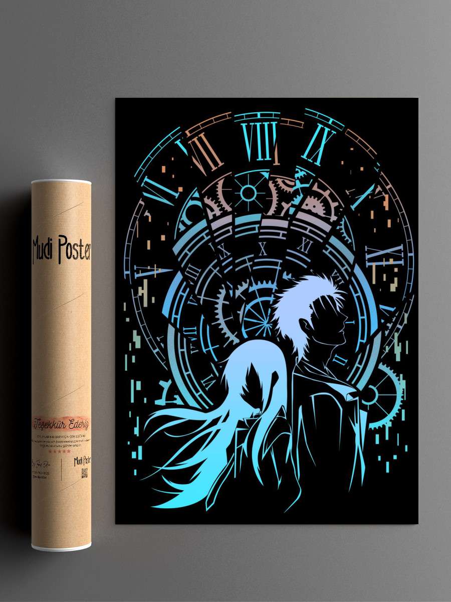 Time Broken Anime Poster Çerçevesiz Yüksek Kalite Anime Duvar Poster