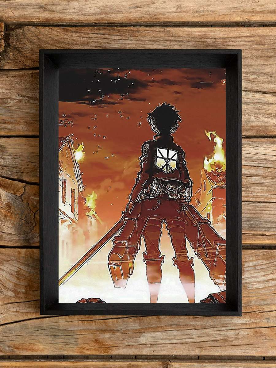 titan Anime Poster Çerçevesiz Yüksek Kalite Anime Duvar Poster