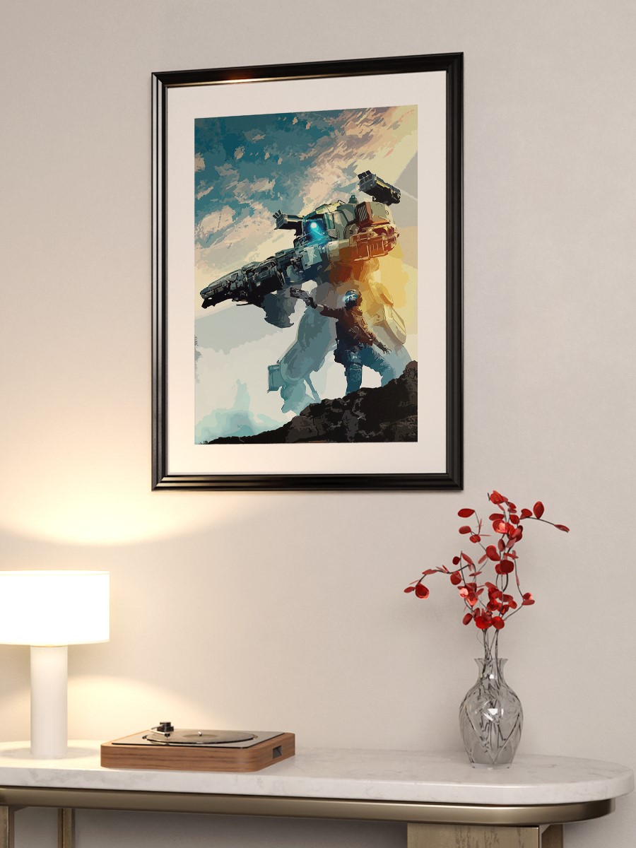 Titanfall Anime Poster Çerçevesiz Yüksek Kalite Anime Duvar Poster