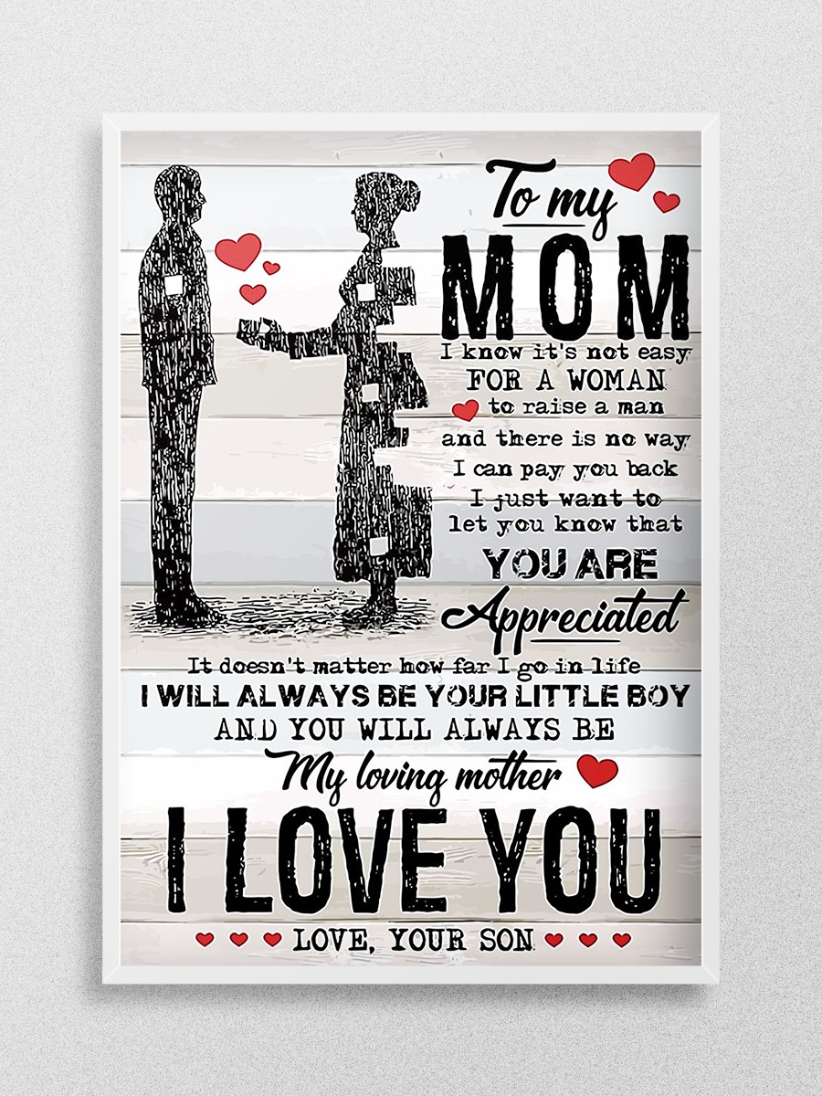 To My Mom Son To Mom Anime Poster Çerçevesiz Yüksek Kalite Anime Duvar Poster