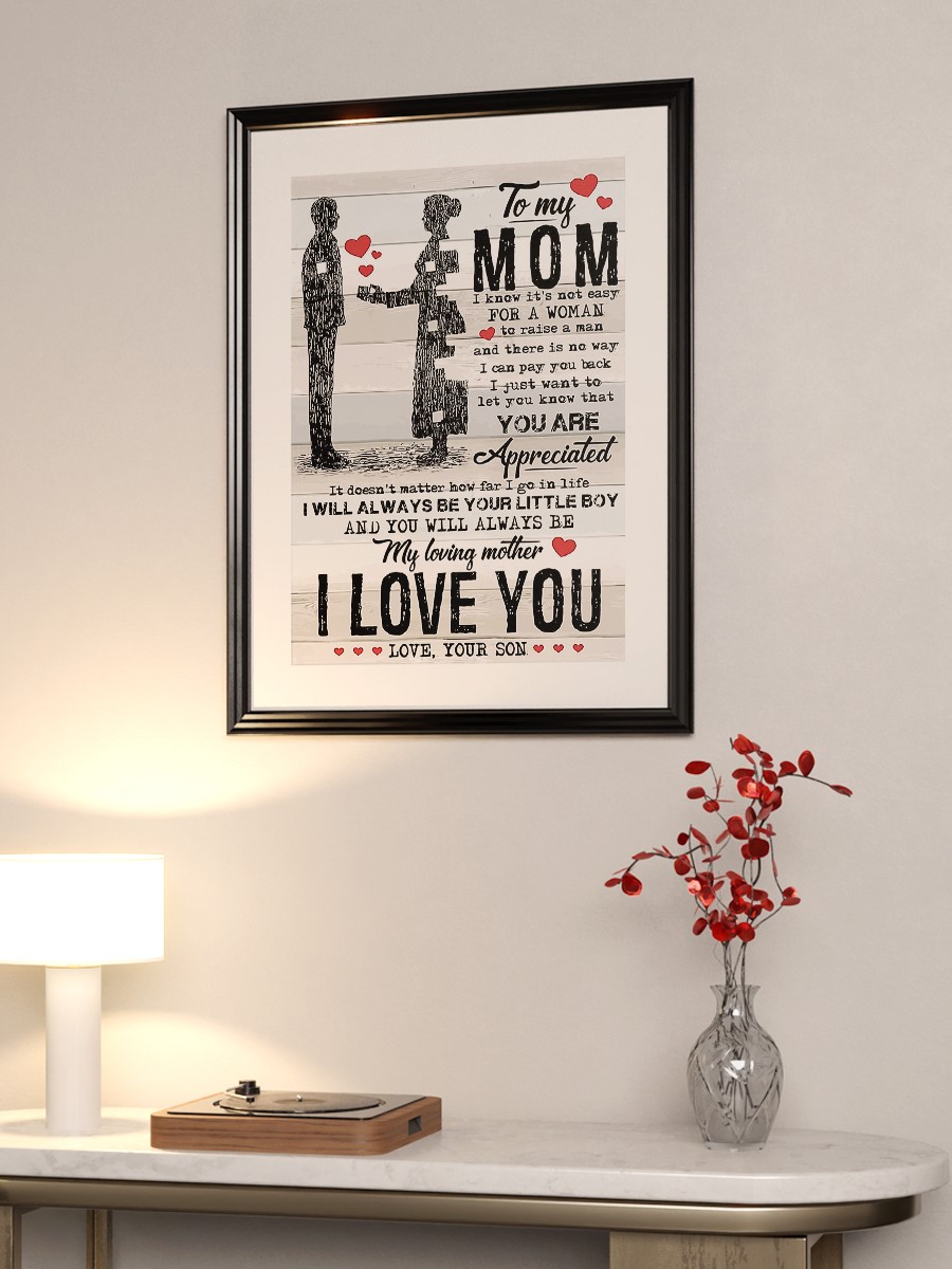 To My Mom Son To Mom Anime Poster Çerçevesiz Yüksek Kalite Anime Duvar Poster