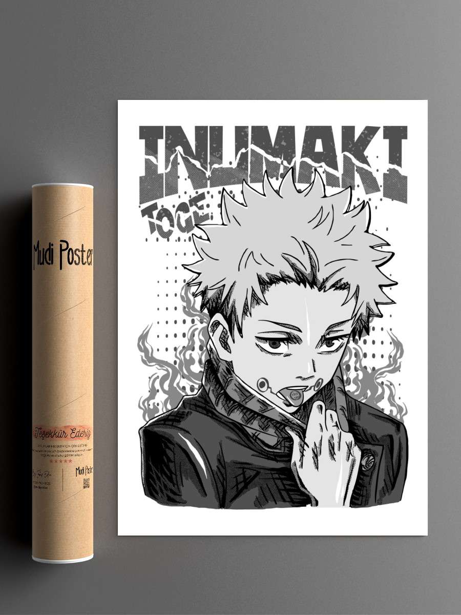 Toge Inumaki Manga Anime Poster Çerçevesiz Yüksek Kalite Anime Duvar Poster