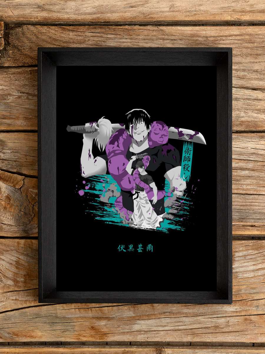 toji fushiguro jjk Anime Poster Çerçevesiz Yüksek Kalite Anime Duvar Poster