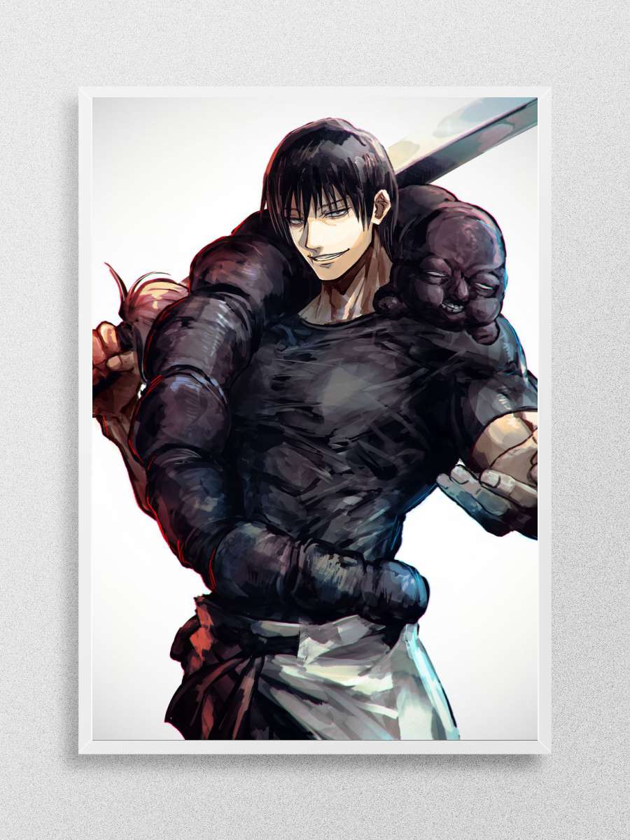 toji fushiguro jujutsu Anime Poster Çerçevesiz Yüksek Kalite Anime Duvar Poster