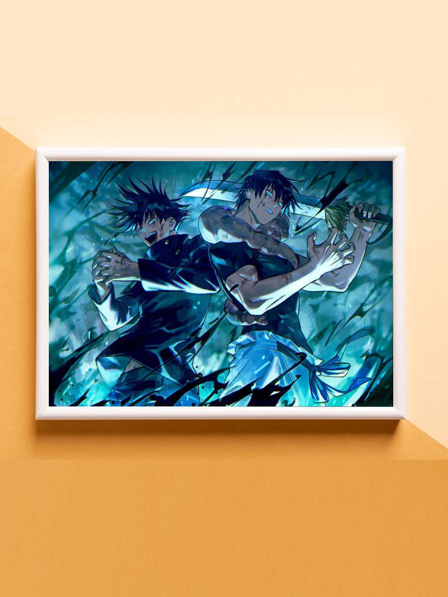 toji fushiguro jujutsu Anime Poster Çerçevesiz Yüksek Kalite Anime Duvar Poster