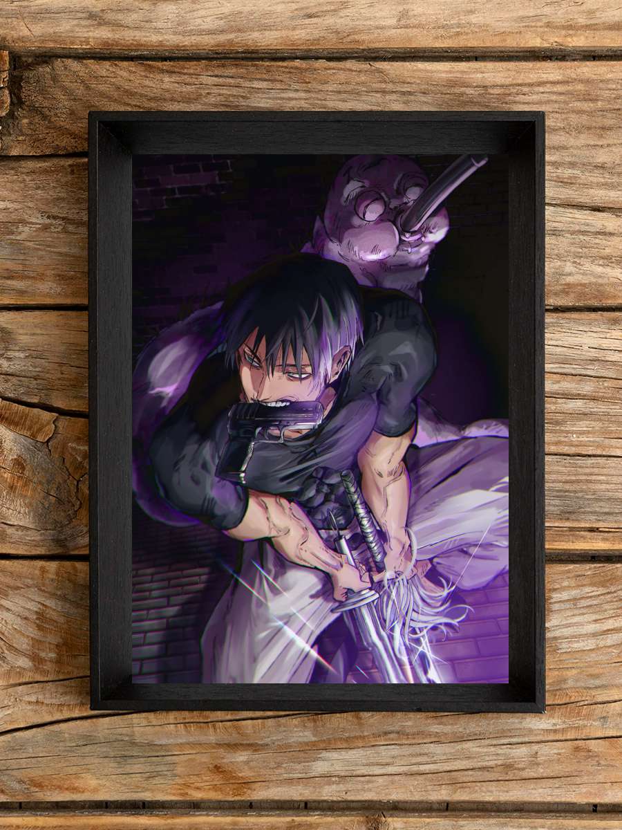 toji fushiguro jujutsu Anime Poster Çerçevesiz Yüksek Kalite Anime Duvar Poster
