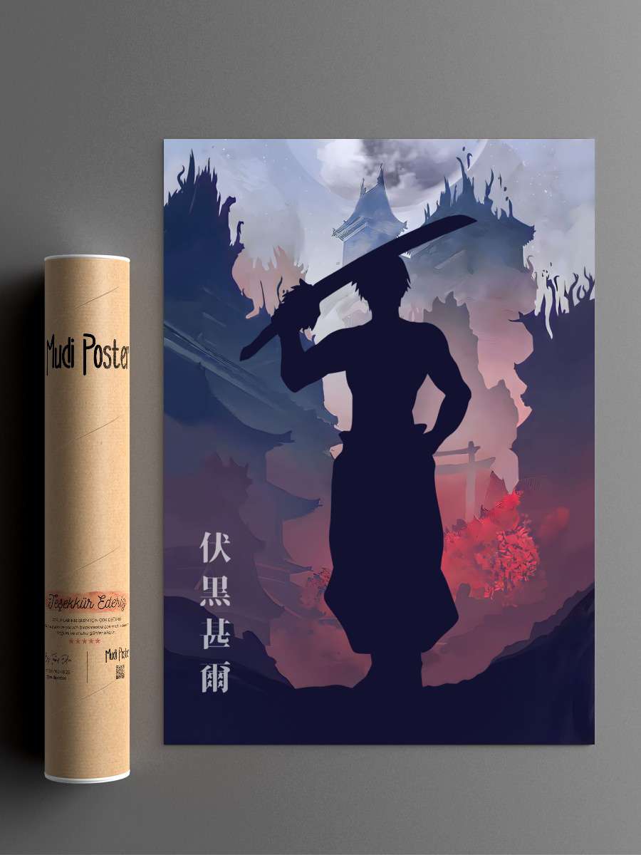 Toji Fushiguro Jujutsu Anime Poster Çerçevesiz Yüksek Kalite Anime Duvar Poster