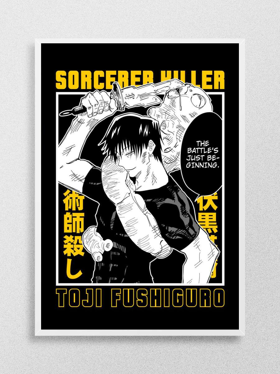 Toji Fushiguro Anime Poster Çerçevesiz Yüksek Kalite Anime Duvar Poster
