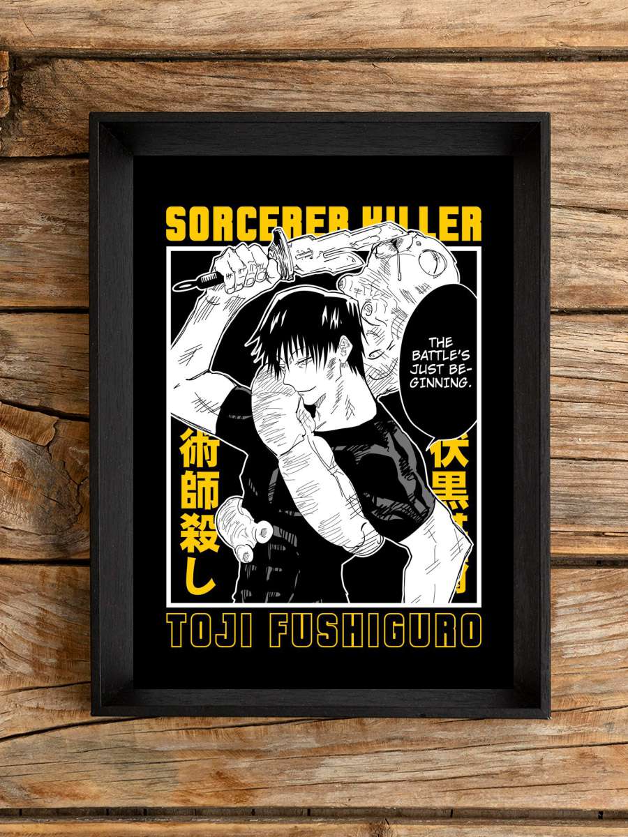 Toji Fushiguro Anime Poster Çerçevesiz Yüksek Kalite Anime Duvar Poster