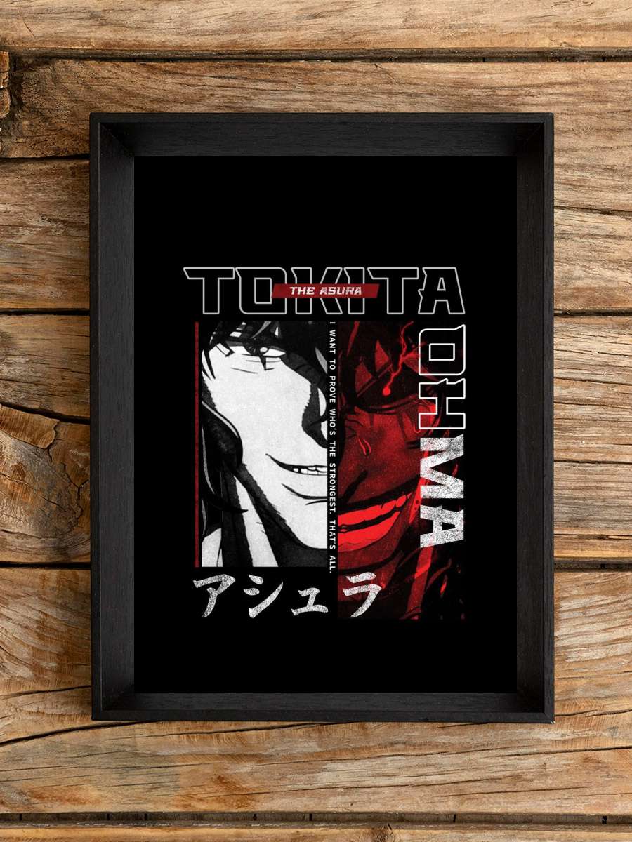 Tokita Ohma Kengan Ashura Anime Poster Çerçevesiz Yüksek Kalite Anime Duvar Poster