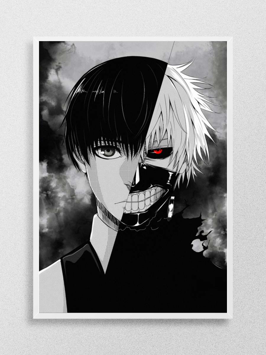 Tokyo Ghoul Kaneki Ken Anime Poster Çerçevesiz Yüksek Kalite Anime Duvar Poster