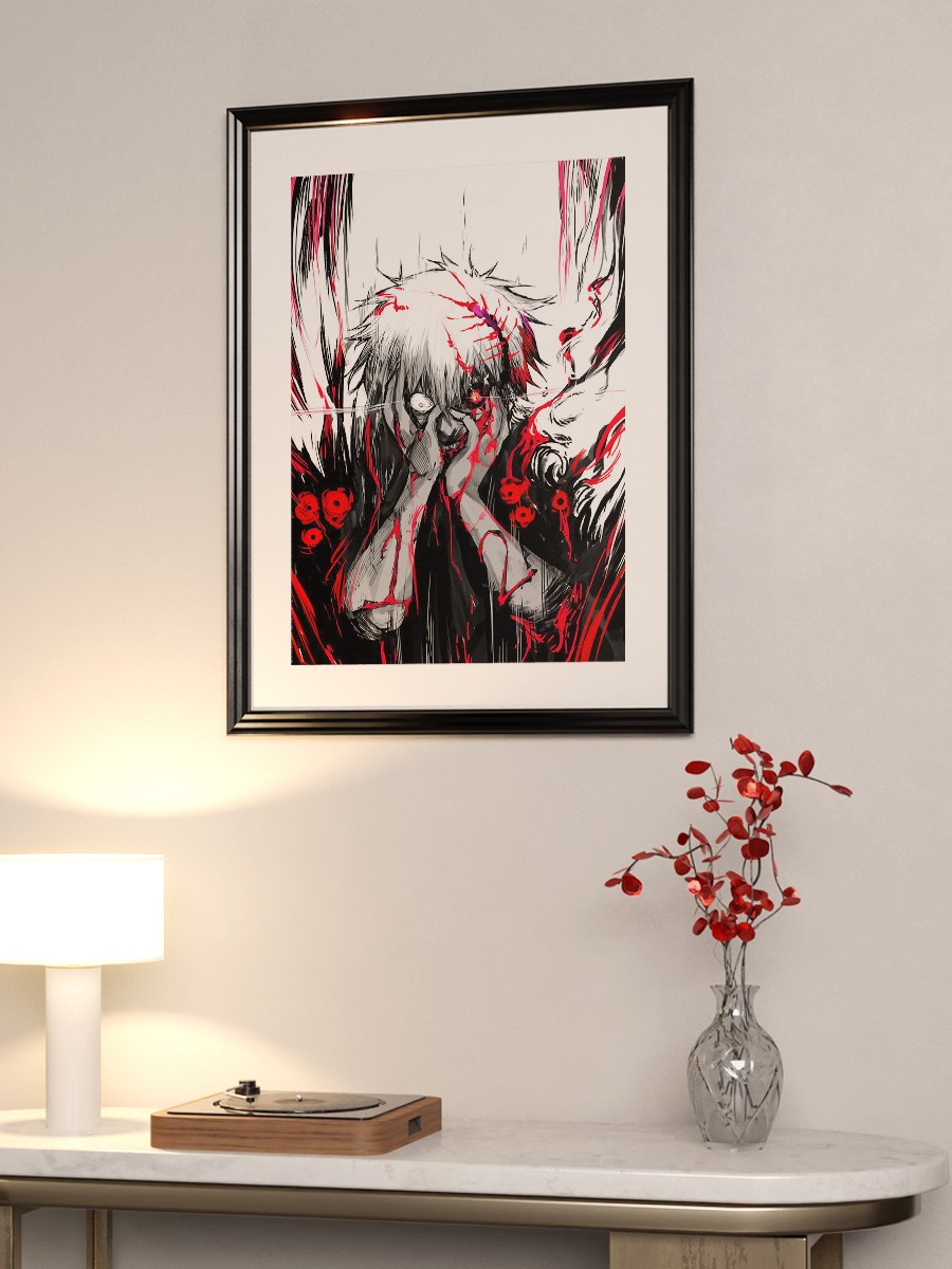 Tokyo Ghoul Manga Anime Poster Çerçevesiz Yüksek Kalite Anime Duvar Poster