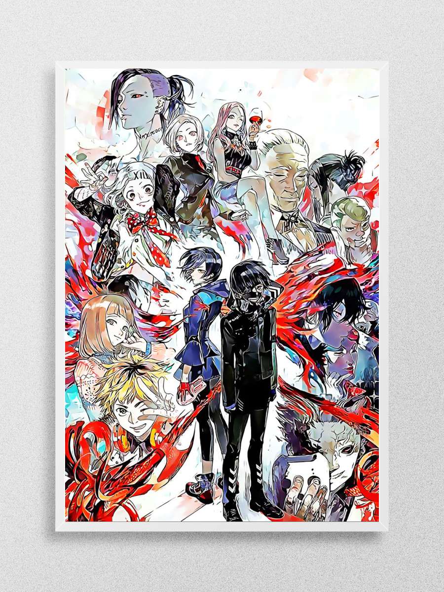 Tokyo Ghoul Anime Poster Çerçevesiz Yüksek Kalite Anime Duvar Poster