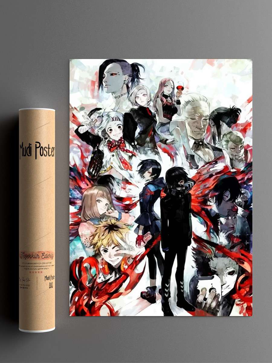 tokyo ghoul Anime Poster Çerçevesiz Yüksek Kalite Anime Duvar Poster