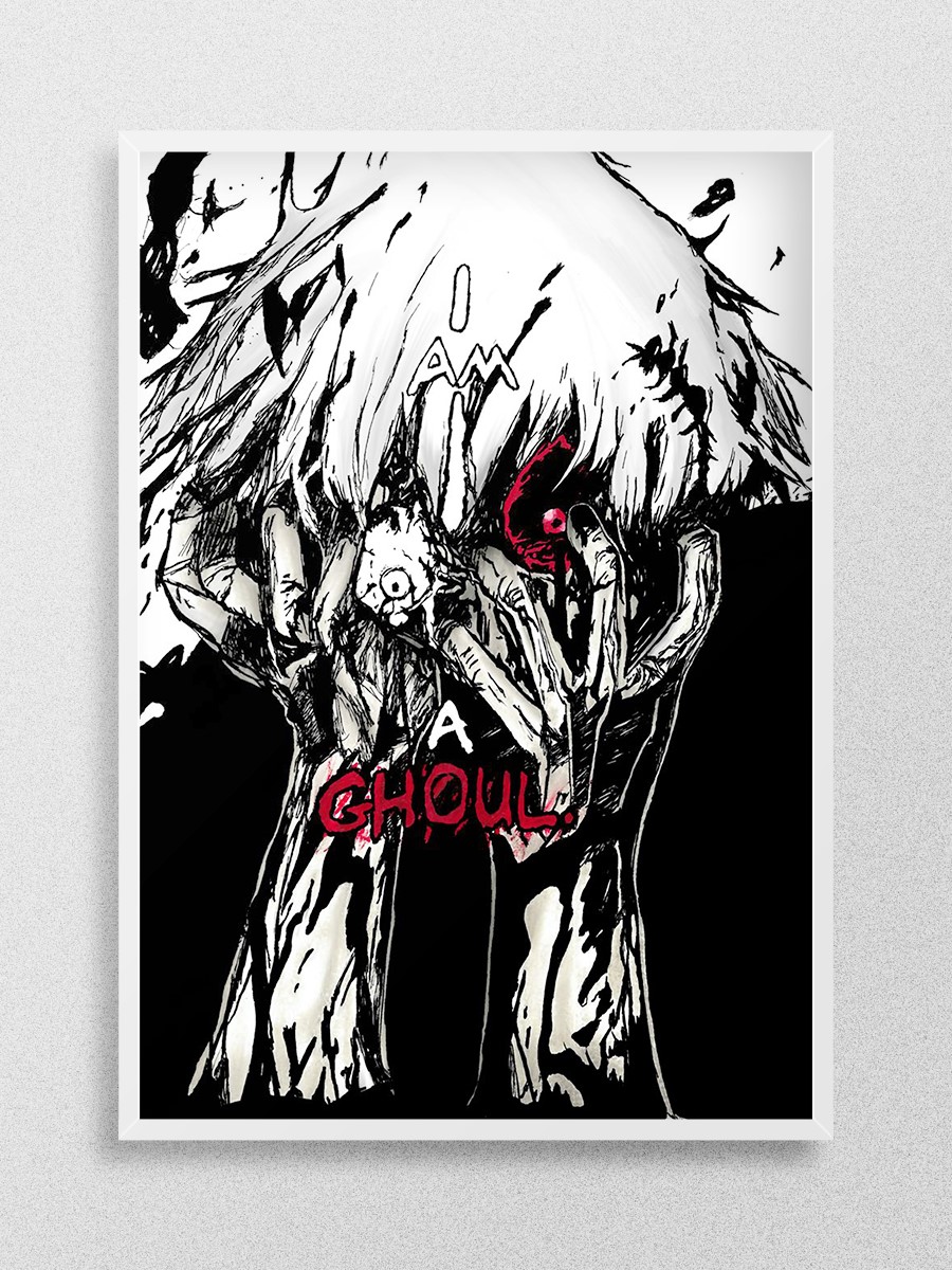 Tokyo Ghoul Anime Poster Çerçevesiz Yüksek Kalite Anime Duvar Poster