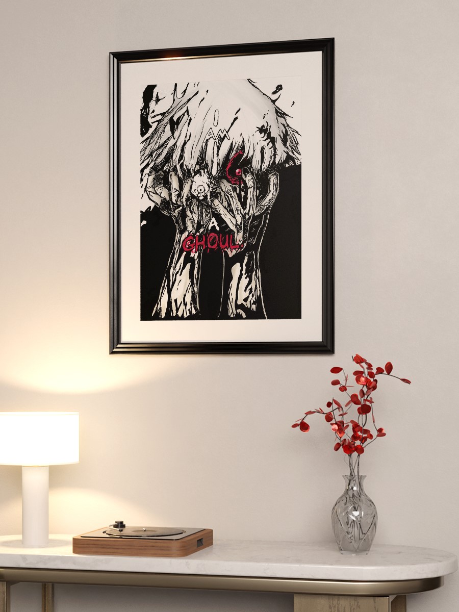 Tokyo Ghoul Anime Poster Çerçevesiz Yüksek Kalite Anime Duvar Poster