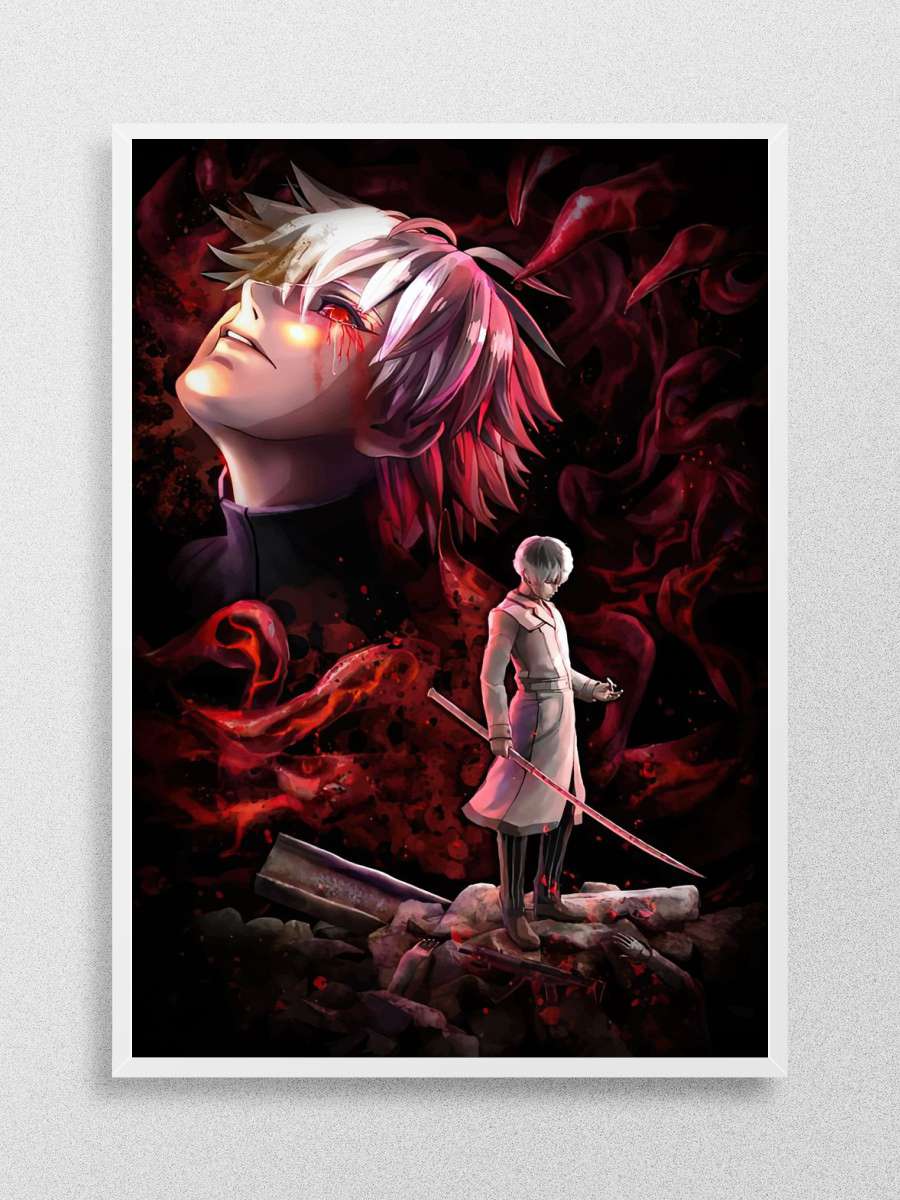 Tokyo Ghoul Anime Poster Çerçevesiz Yüksek Kalite Anime Duvar Poster