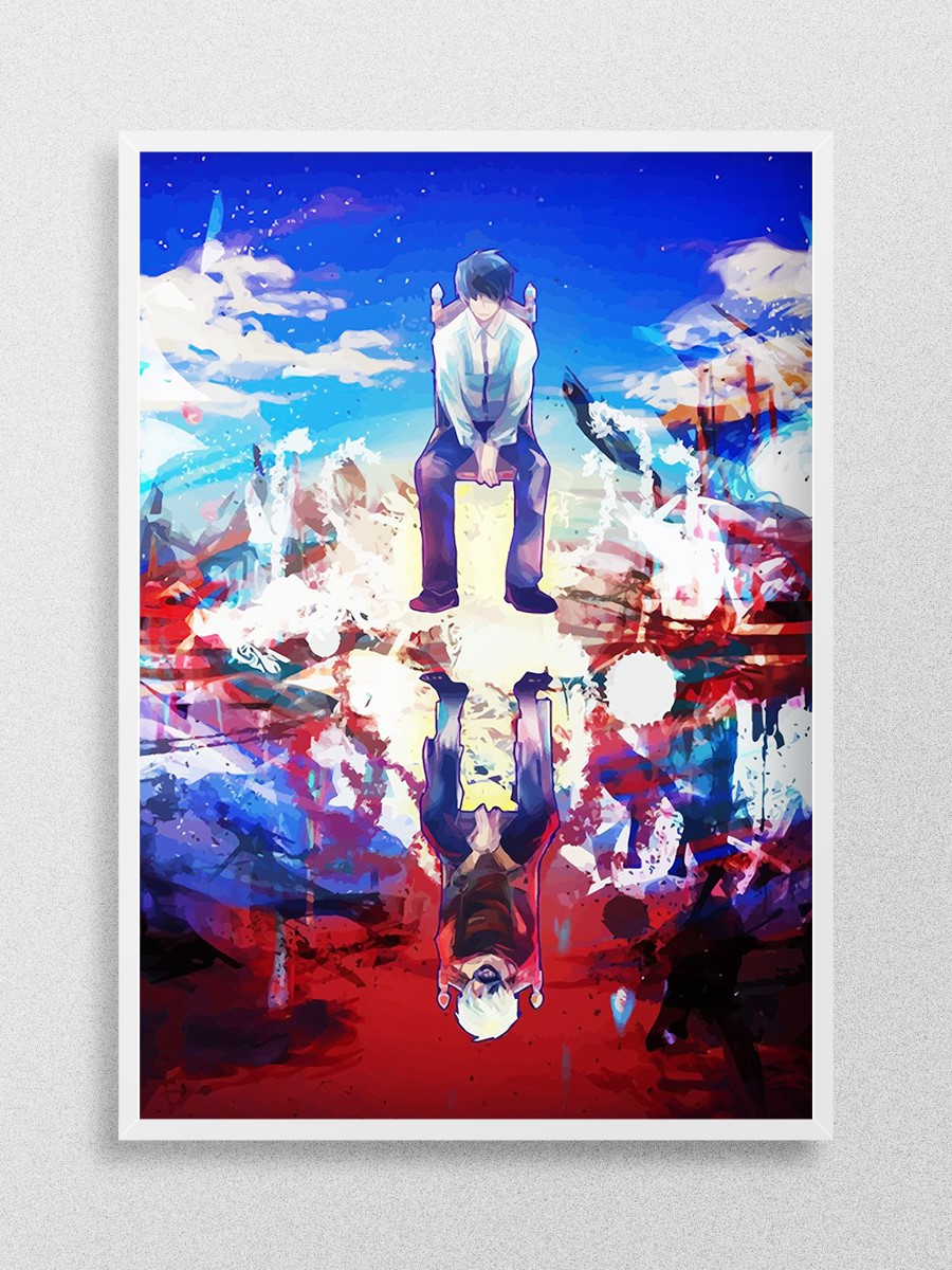 Tokyo Ghoul Anime Poster Çerçevesiz Yüksek Kalite Anime Duvar Poster