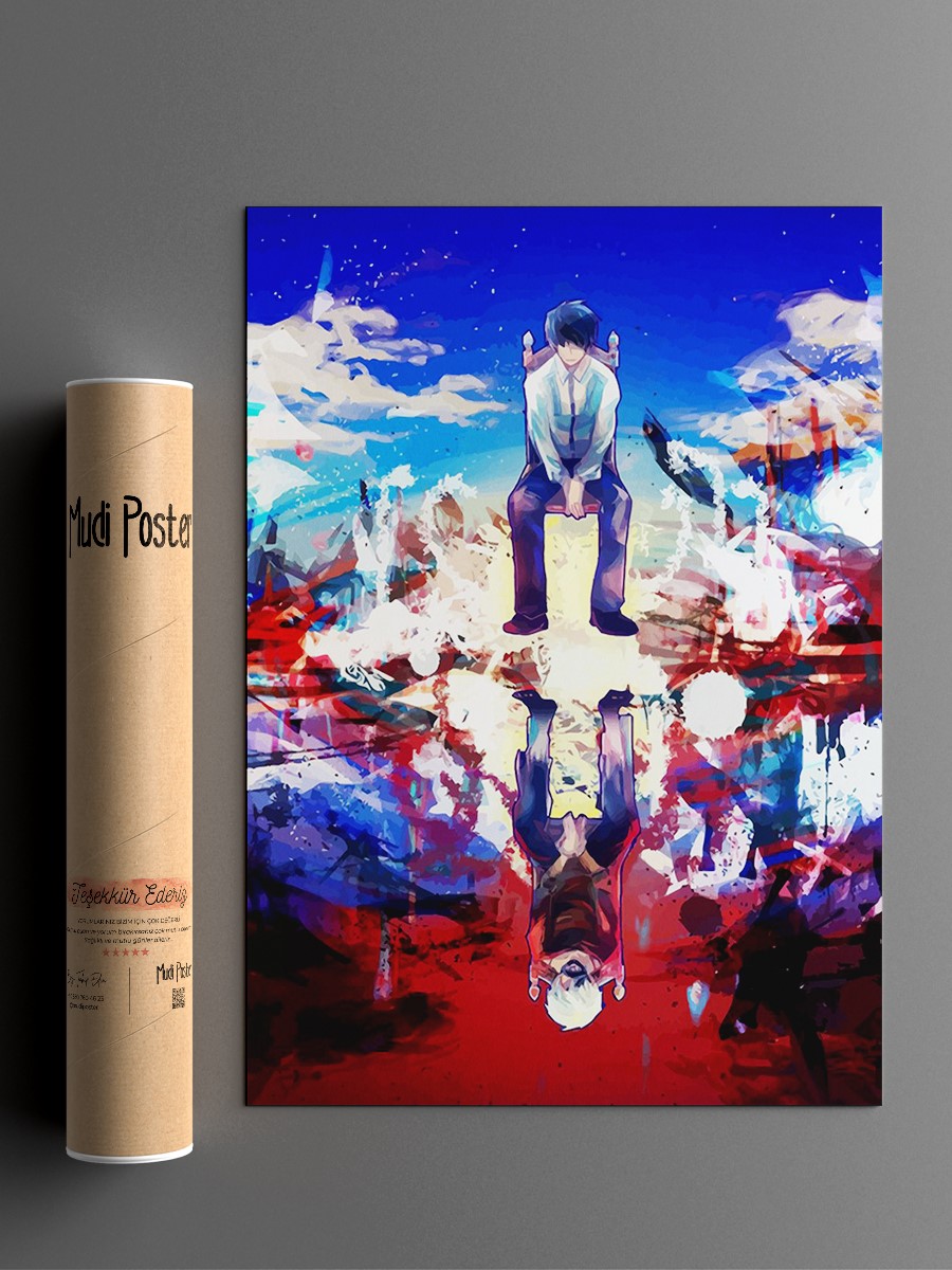 Tokyo Ghoul Anime Poster Çerçevesiz Yüksek Kalite Anime Duvar Poster