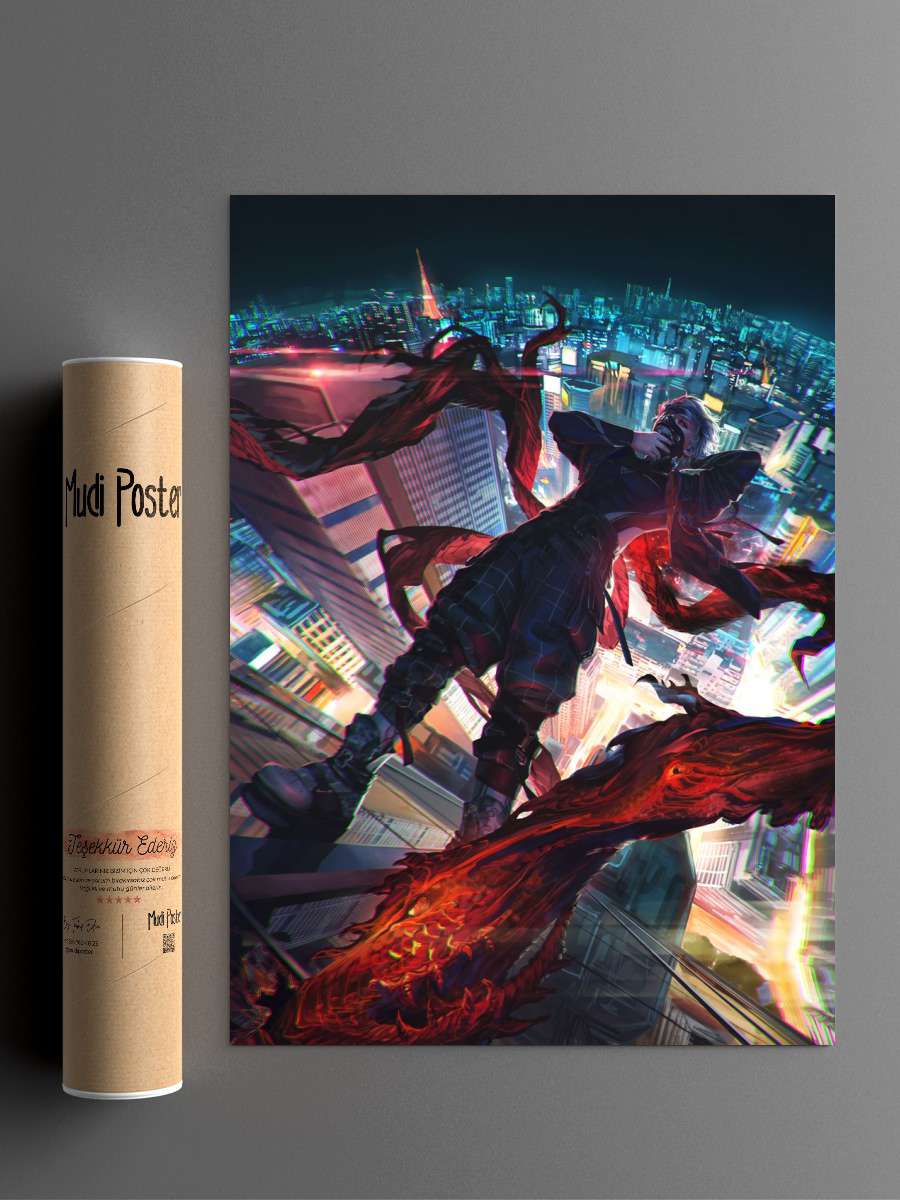 tokyo ghoul Anime Poster Çerçevesiz Yüksek Kalite Anime Duvar Poster