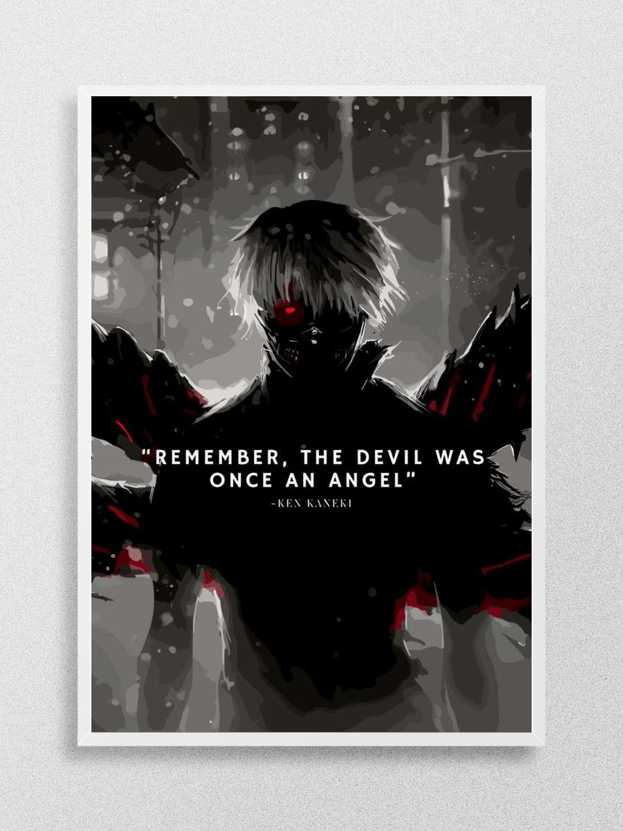 Tokyo Ghouls Anime Quotes Anime Poster Çerçevesiz Yüksek Kalite Anime Duvar Poster