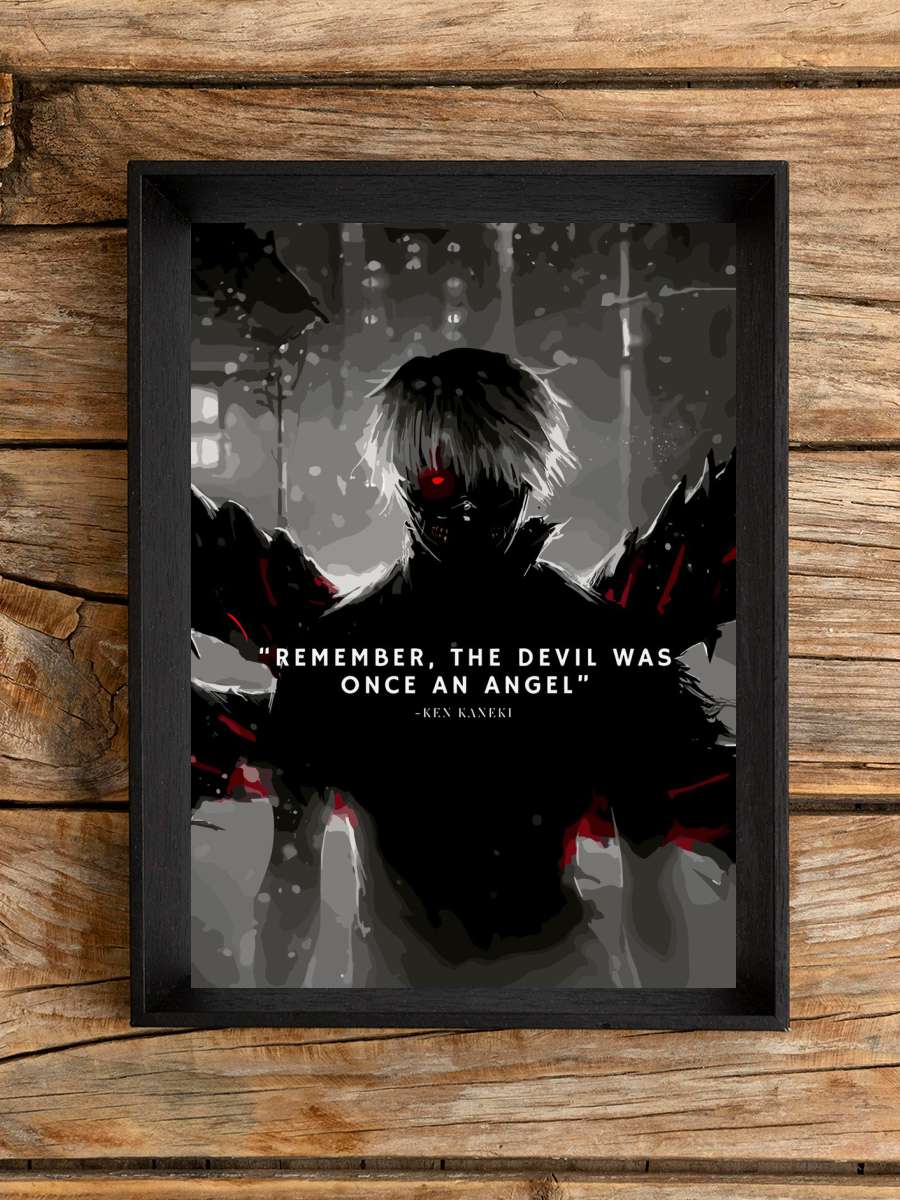 Tokyo Ghouls Anime Quotes Anime Poster Çerçevesiz Yüksek Kalite Anime Duvar Poster