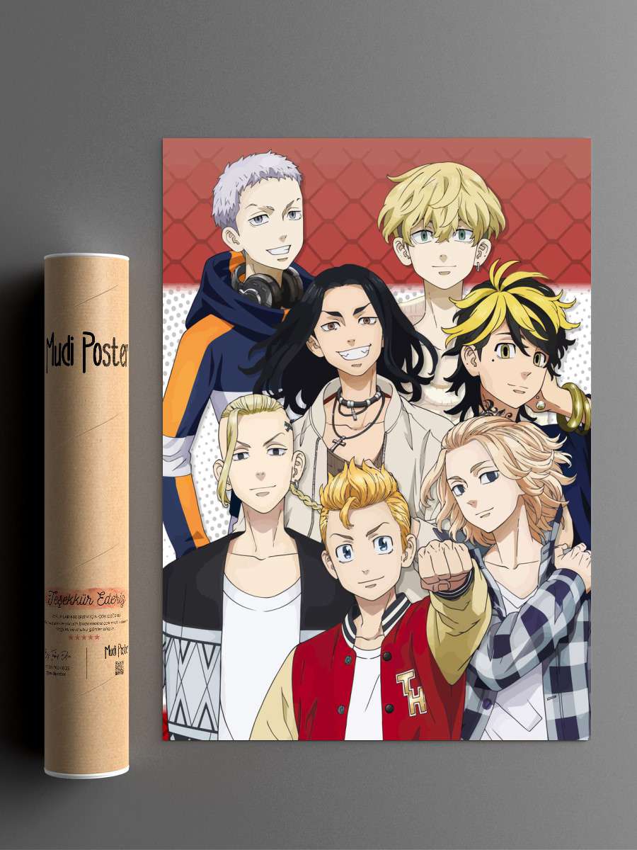 Tokyo Revengers Anime Poster Çerçevesiz Yüksek Kalite Anime Duvar Poster