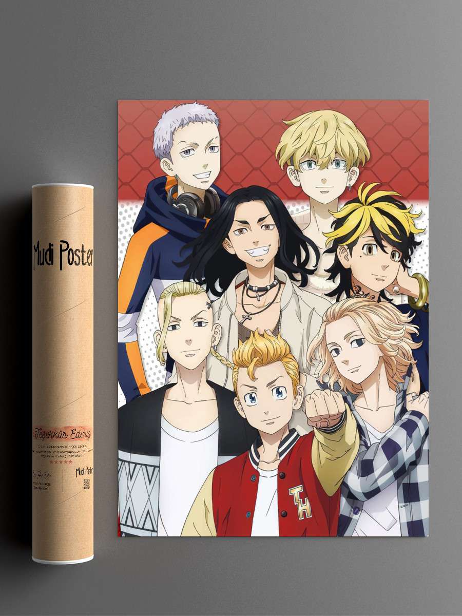 Tokyo Revengers Anime Poster Çerçevesiz Yüksek Kalite Anime Duvar Poster