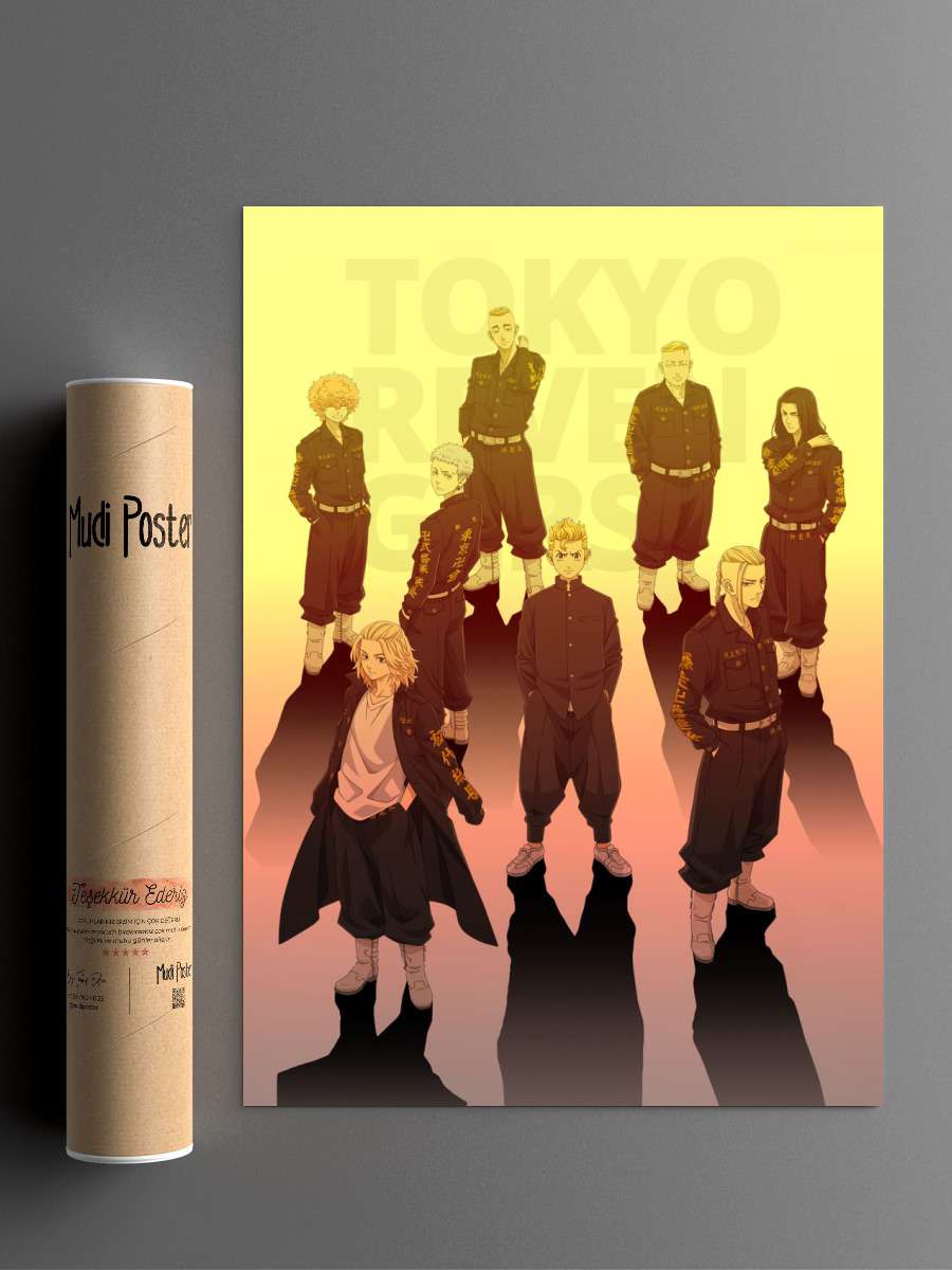 Tokyo Revengers Anime Poster Çerçevesiz Yüksek Kalite Anime Duvar Poster
