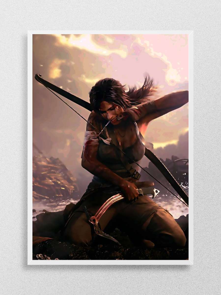tomb raider Anime Poster Çerçevesiz Yüksek Kalite Anime Duvar Poster