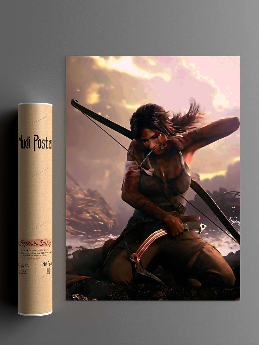 tomb raider Anime Poster Çerçevesiz Yüksek Kalite Anime Duvar Poster